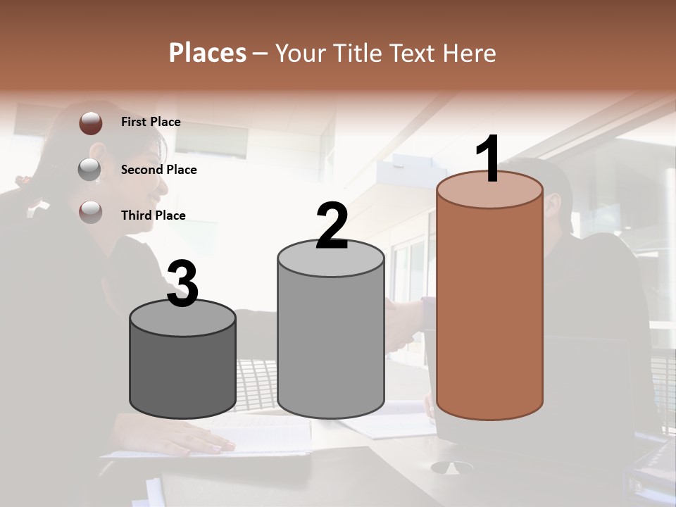 Businessman Wear Handsome PowerPoint Template