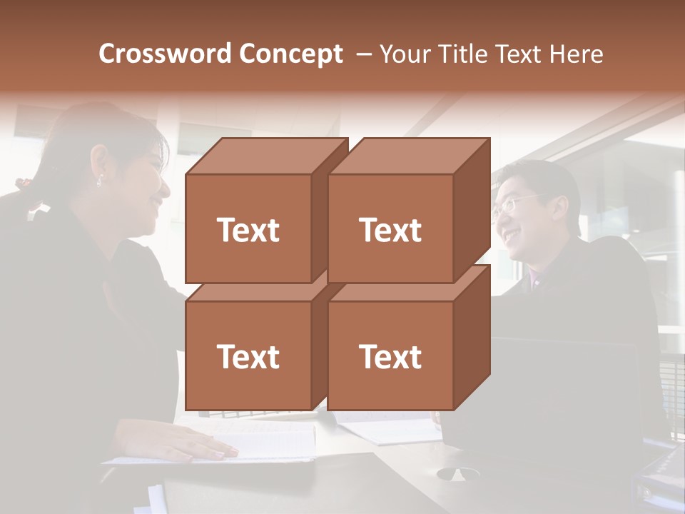 Businessman Wear Handsome PowerPoint Template