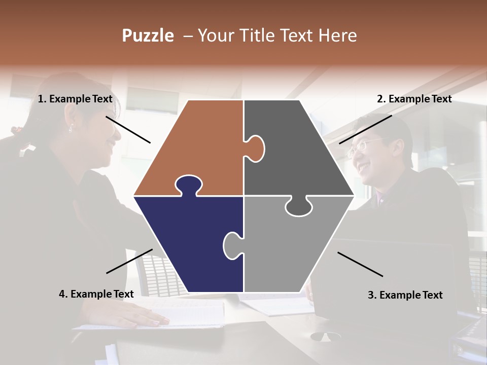 Businessman Wear Handsome PowerPoint Template