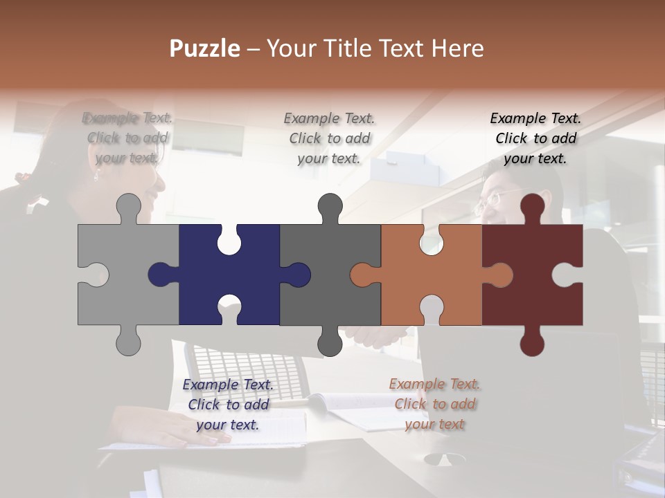 Businessman Wear Handsome PowerPoint Template