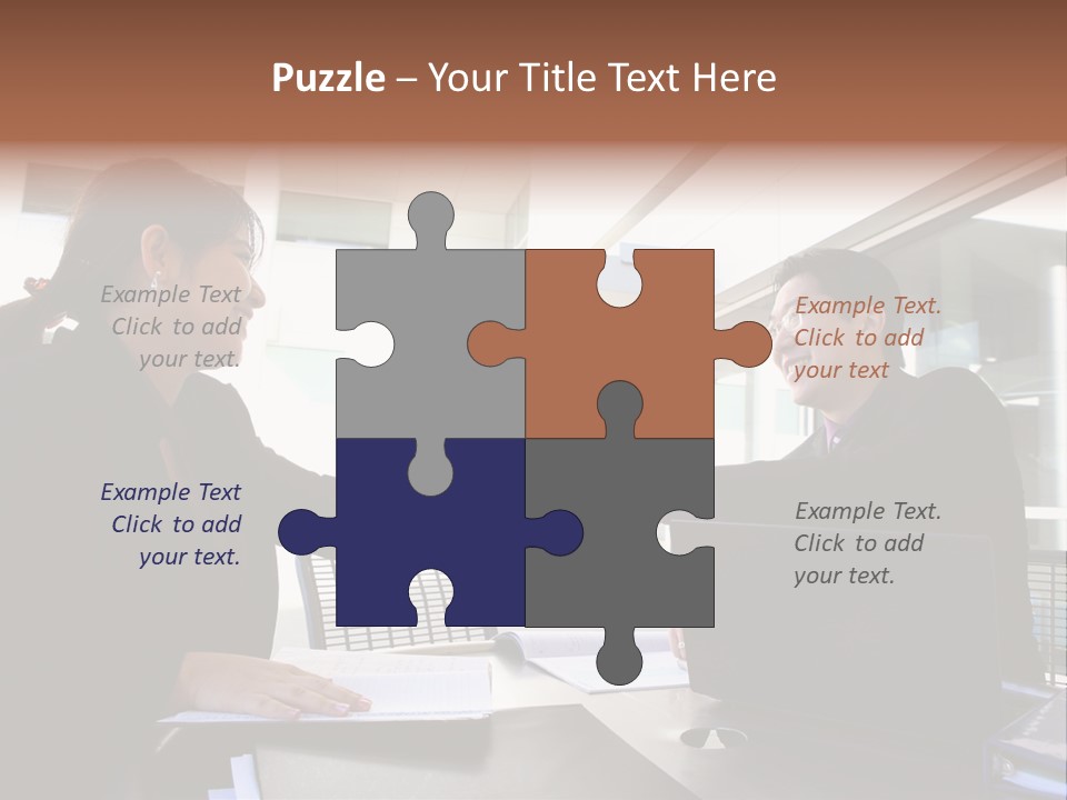 Businessman Wear Handsome PowerPoint Template