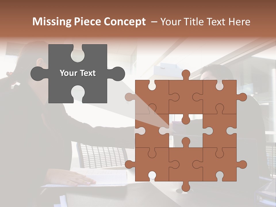 Businessman Wear Handsome PowerPoint Template