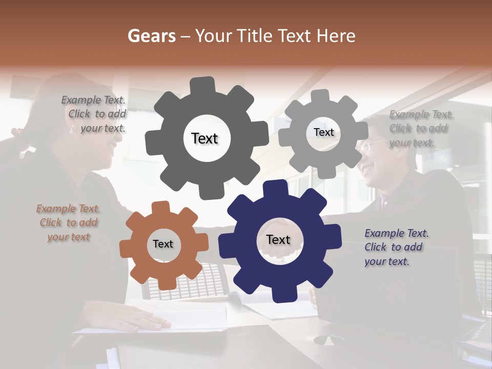 Businessman Wear Handsome PowerPoint Template