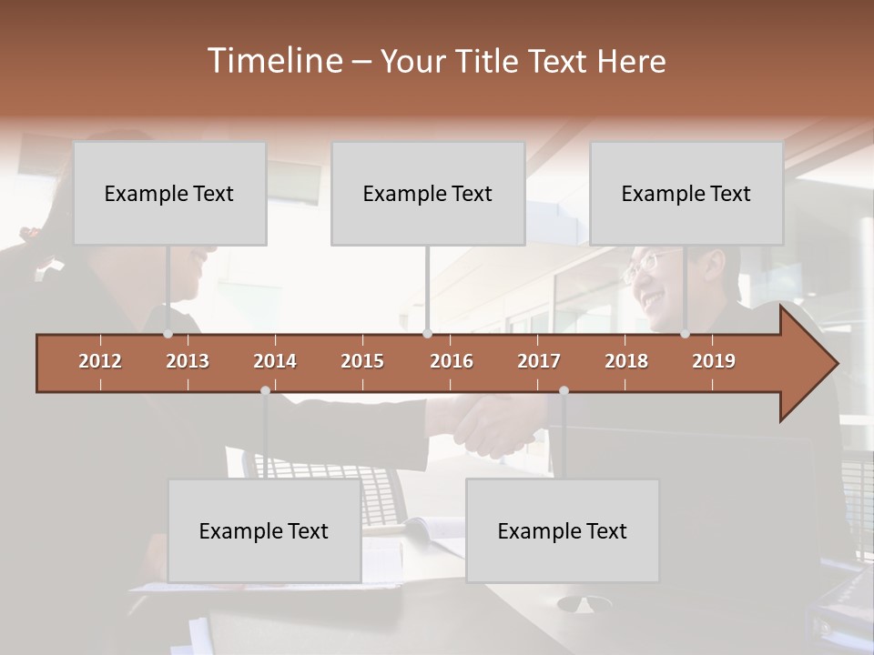 Businessman Wear Handsome PowerPoint Template