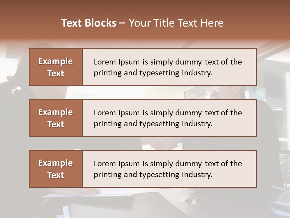 Businessman Wear Handsome PowerPoint Template