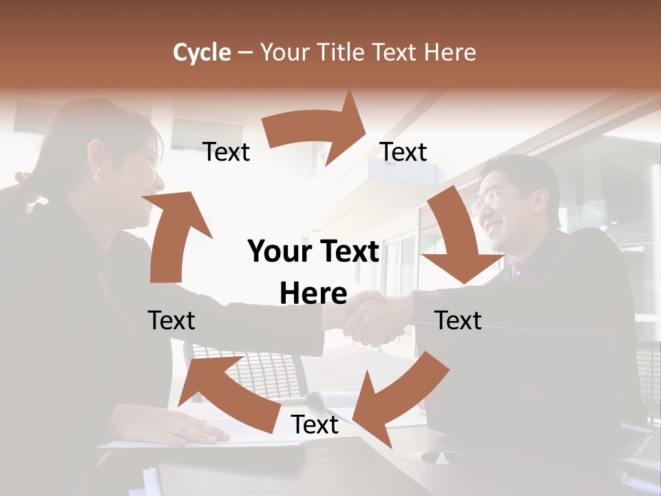 Businessman Wear Handsome PowerPoint Template