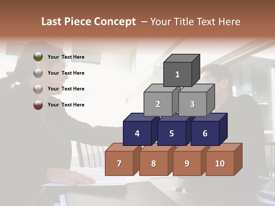 Businessman Wear Handsome PowerPoint Template