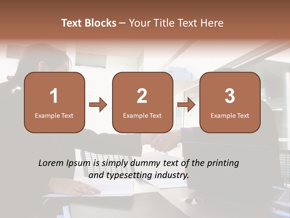 Businessman Wear Handsome PowerPoint Template