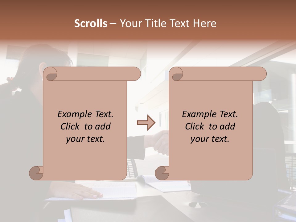 Businessman Wear Handsome PowerPoint Template