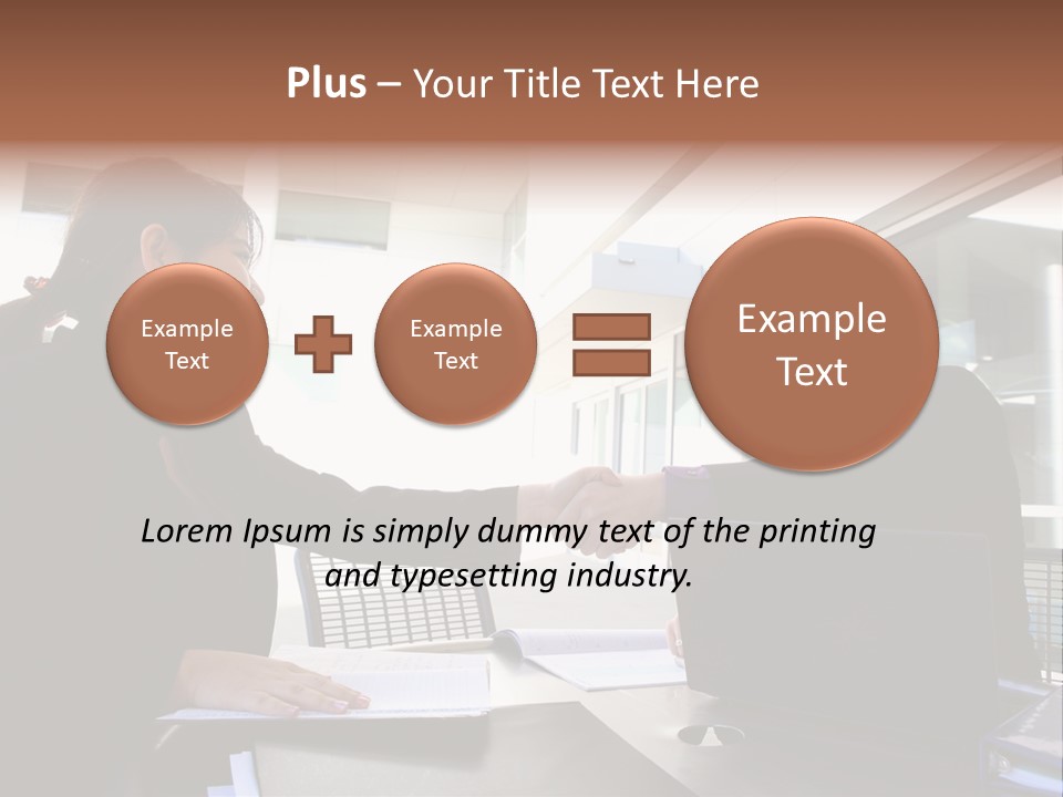 Businessman Wear Handsome PowerPoint Template