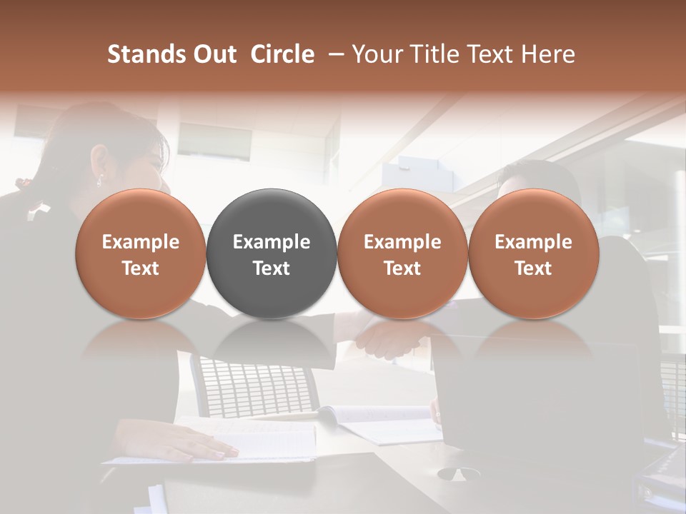 Businessman Wear Handsome PowerPoint Template