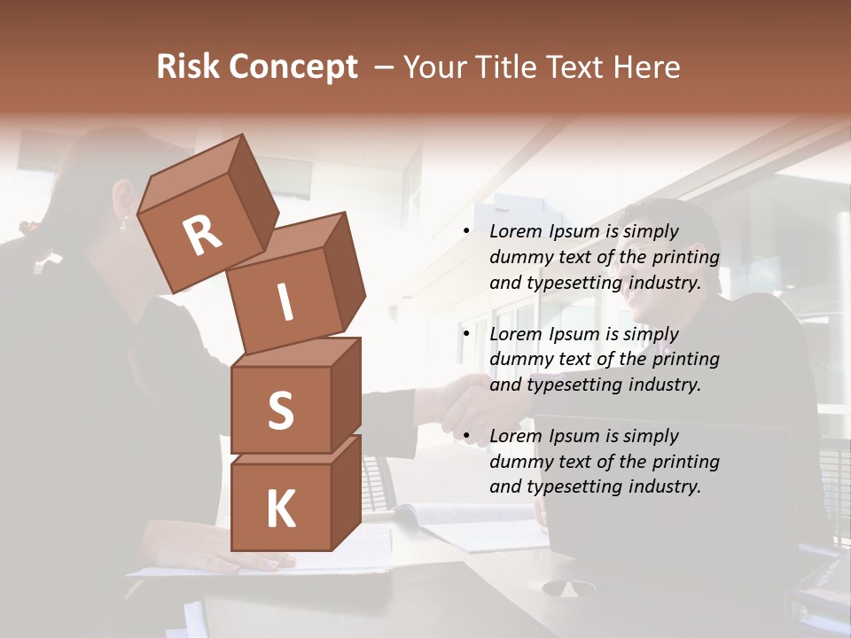 Businessman Wear Handsome PowerPoint Template