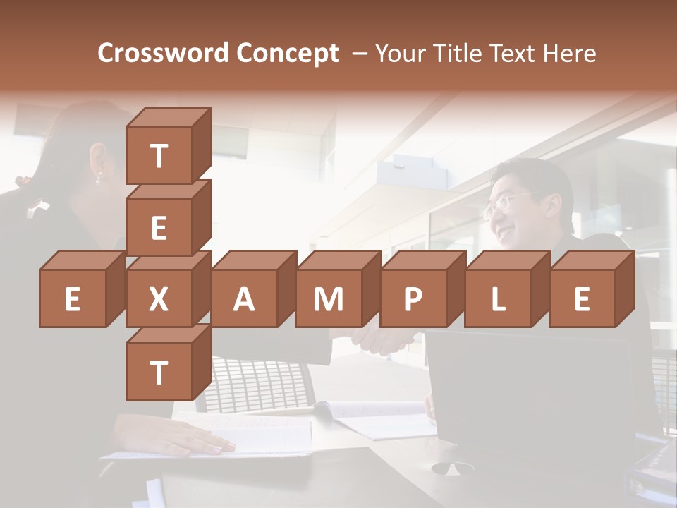 Businessman Wear Handsome PowerPoint Template