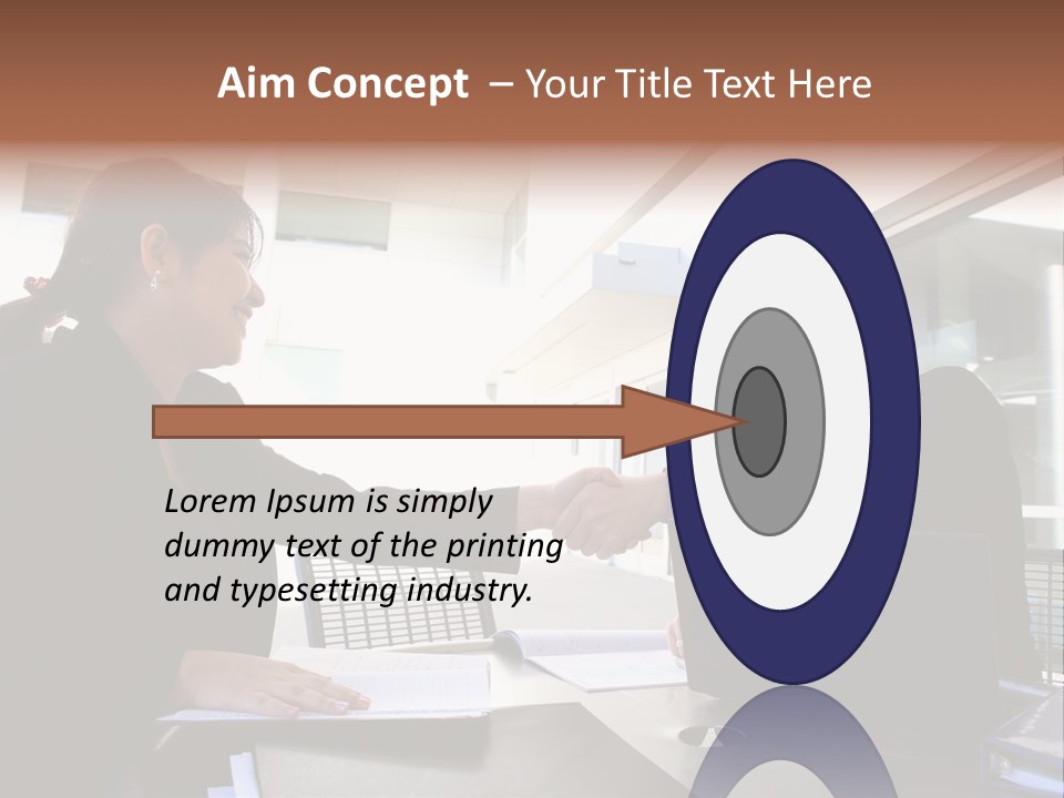 Businessman Wear Handsome PowerPoint Template