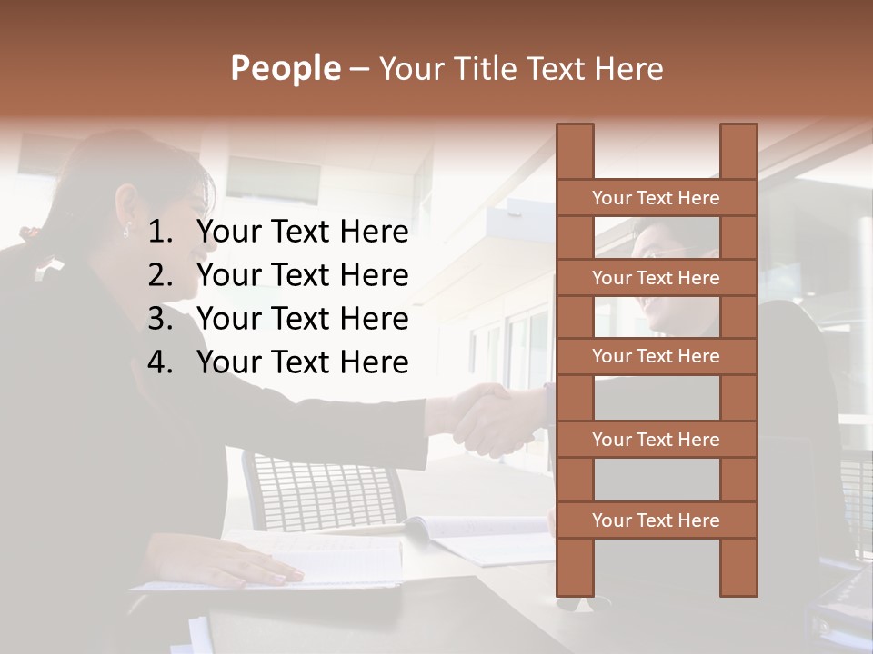 Businessman Wear Handsome PowerPoint Template