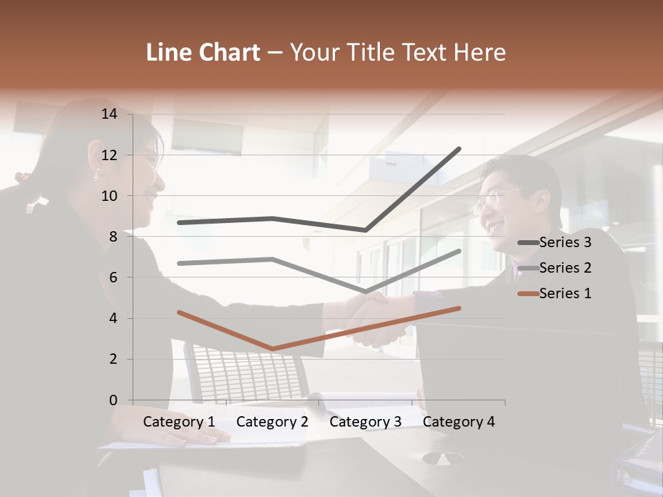 Businessman Wear Handsome PowerPoint Template