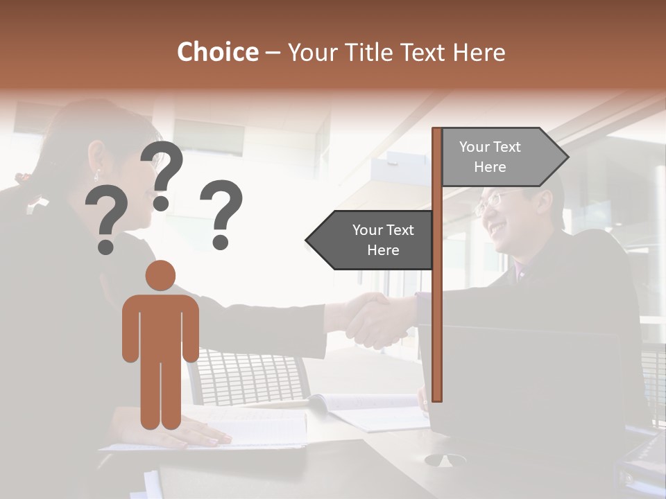 Businessman Wear Handsome PowerPoint Template