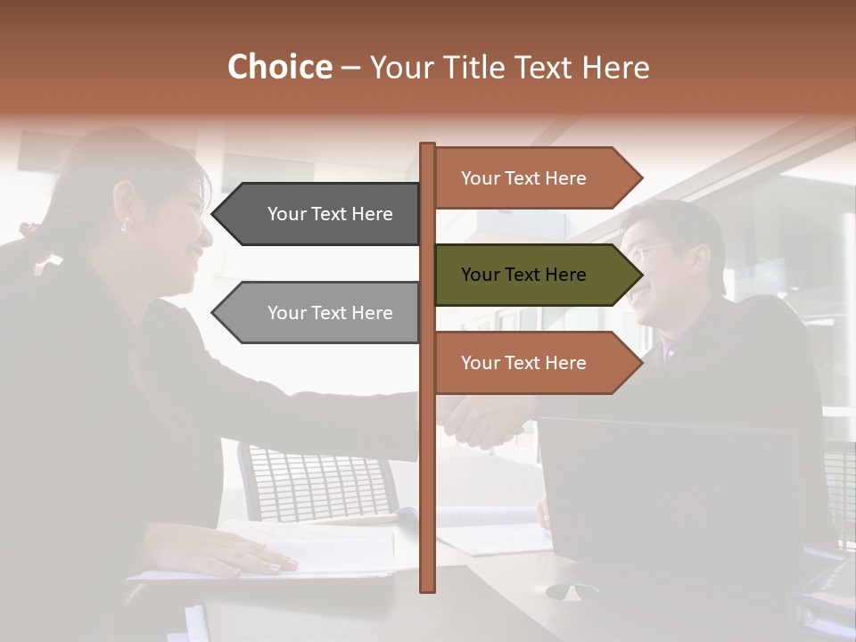 Businessman Wear Handsome PowerPoint Template