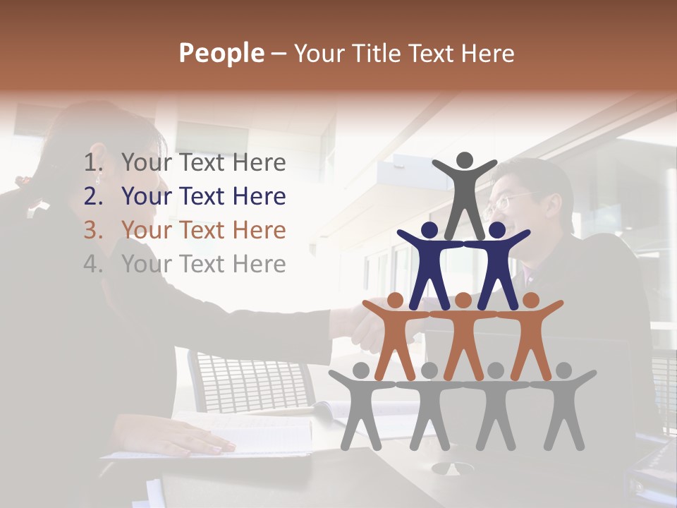 Businessman Wear Handsome PowerPoint Template