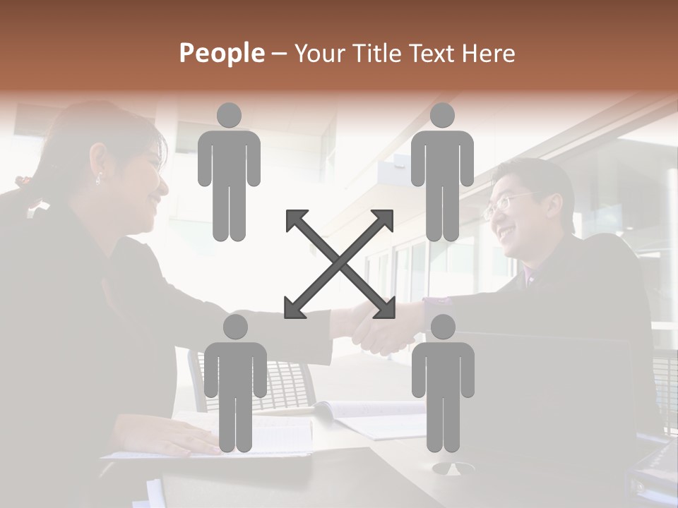 Businessman Wear Handsome PowerPoint Template