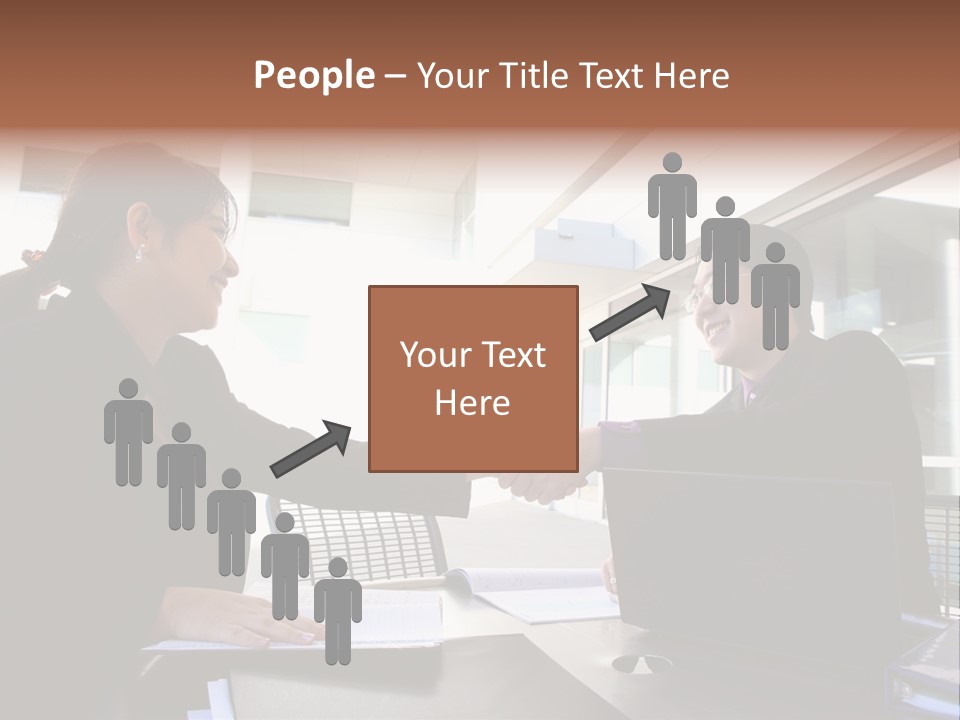 Businessman Wear Handsome PowerPoint Template