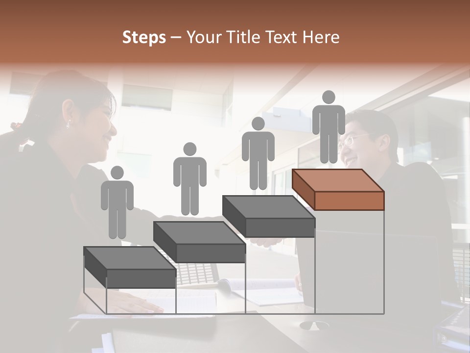 Businessman Wear Handsome PowerPoint Template