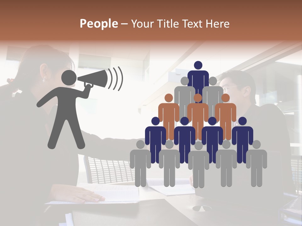 Businessman Wear Handsome PowerPoint Template