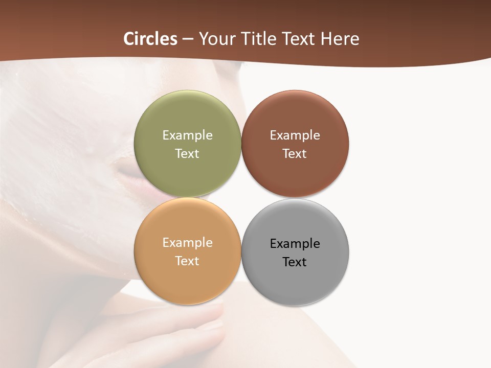 One Person Spa Put On PowerPoint Template