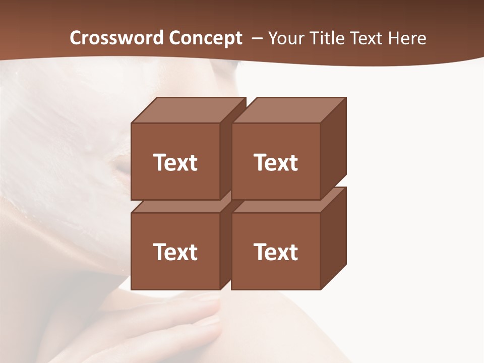 One Person Spa Put On PowerPoint Template