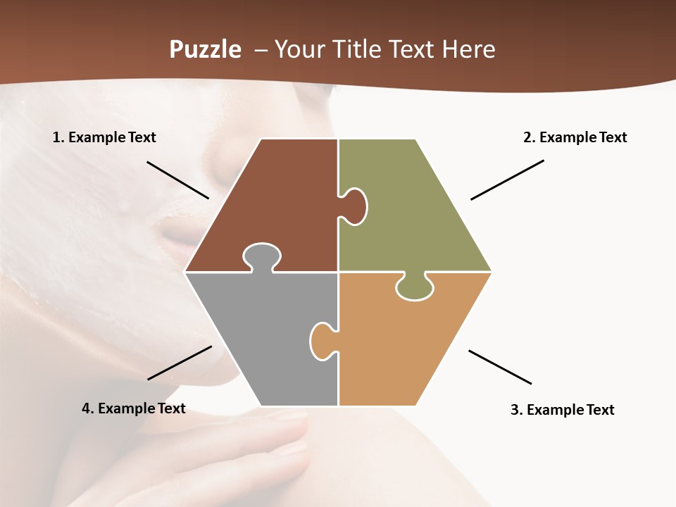 One Person Spa Put On PowerPoint Template