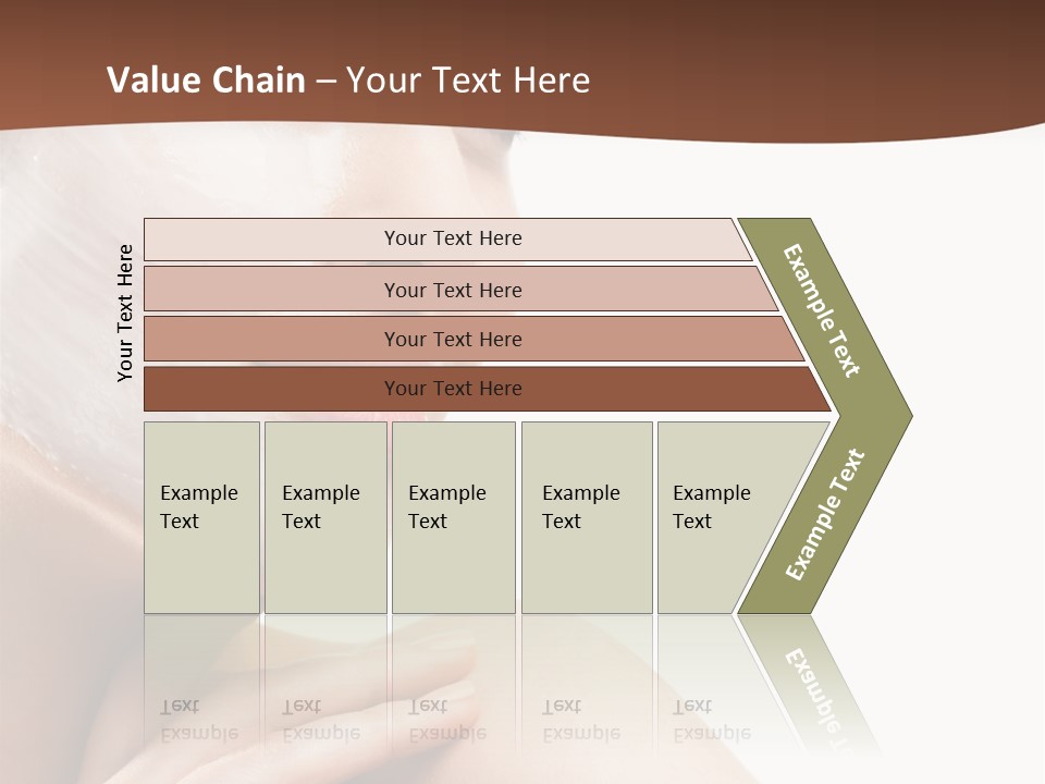 One Person Spa Put On PowerPoint Template
