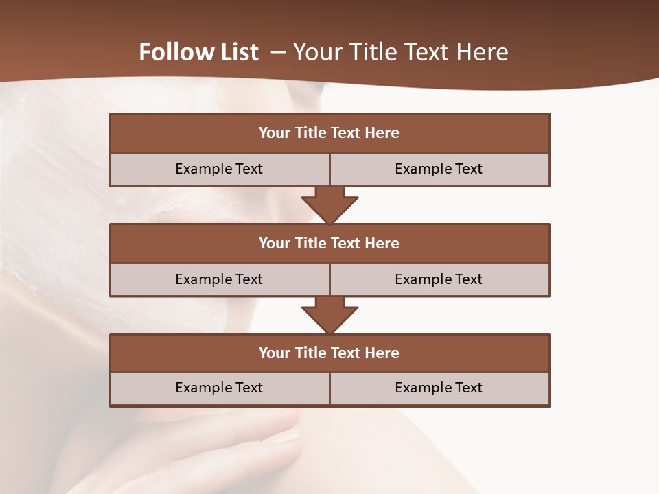 One Person Spa Put On PowerPoint Template