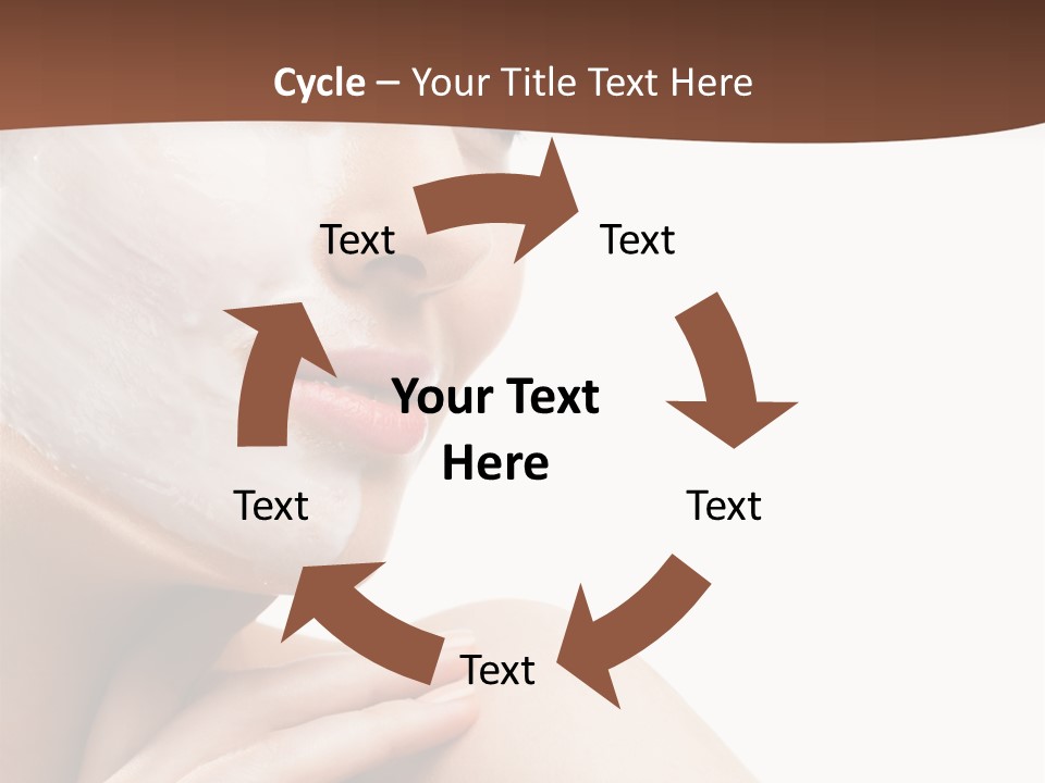 One Person Spa Put On PowerPoint Template