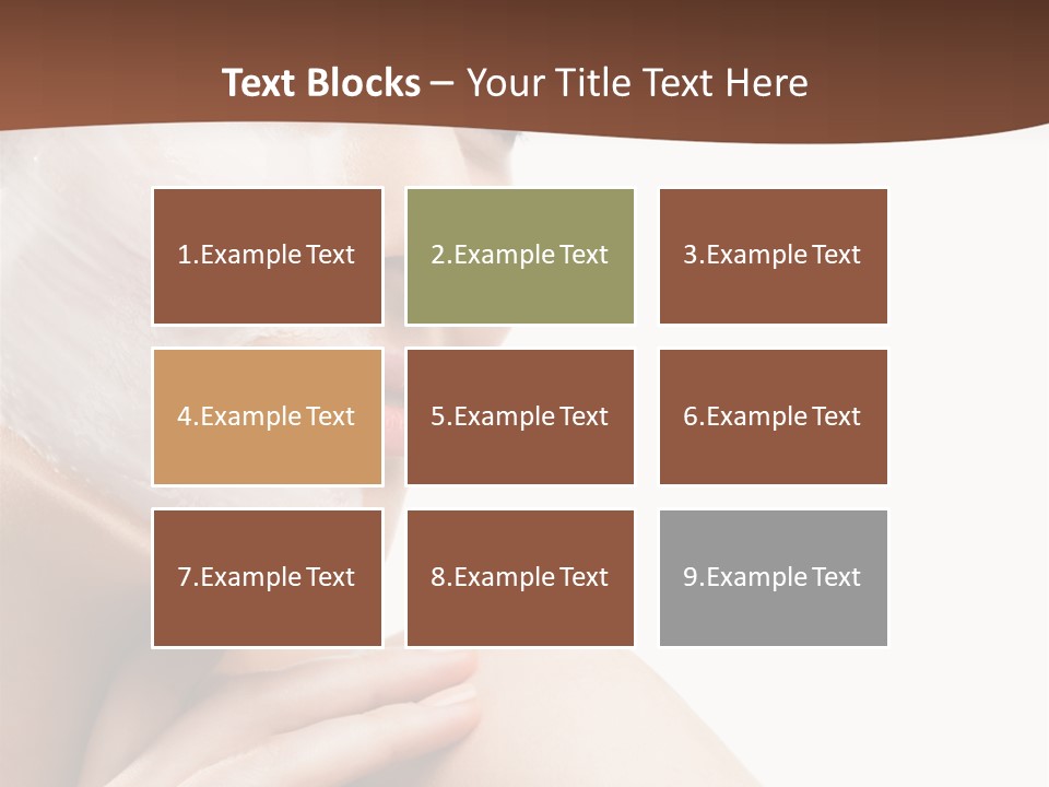 One Person Spa Put On PowerPoint Template