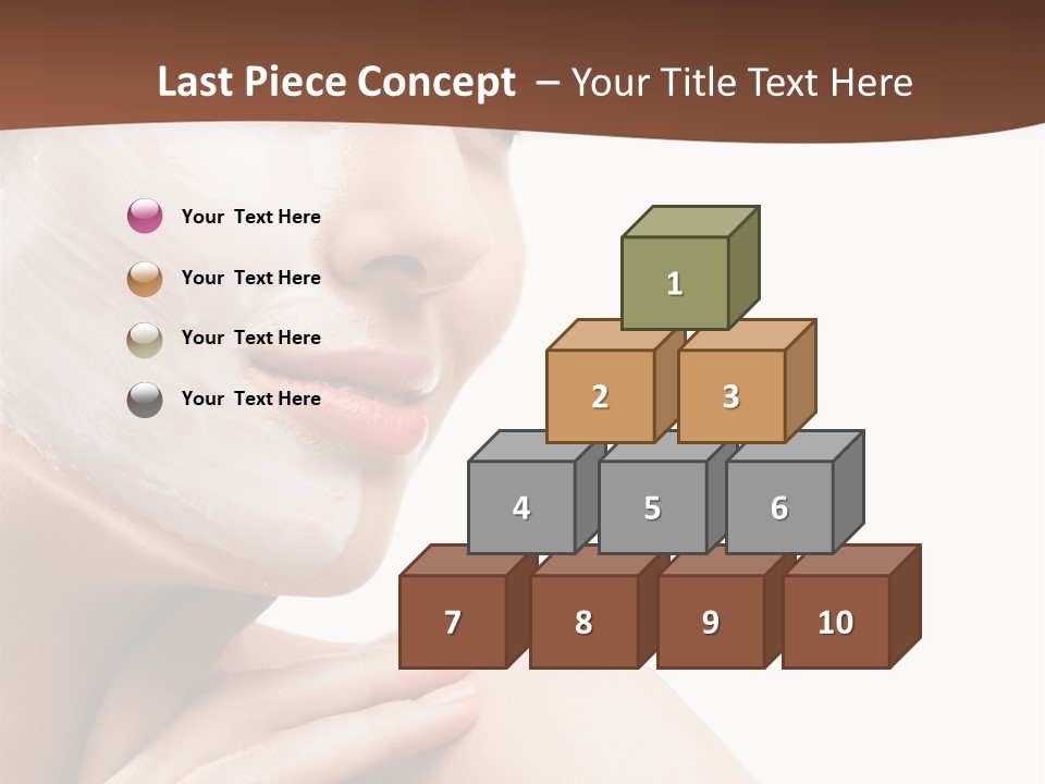 One Person Spa Put On PowerPoint Template