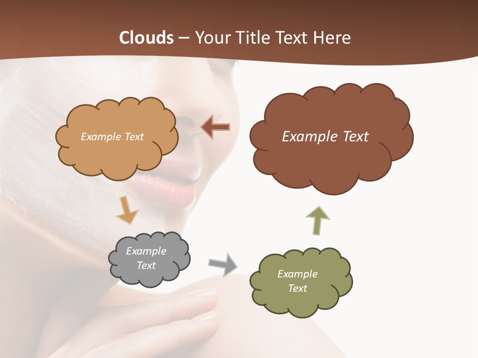 One Person Spa Put On PowerPoint Template