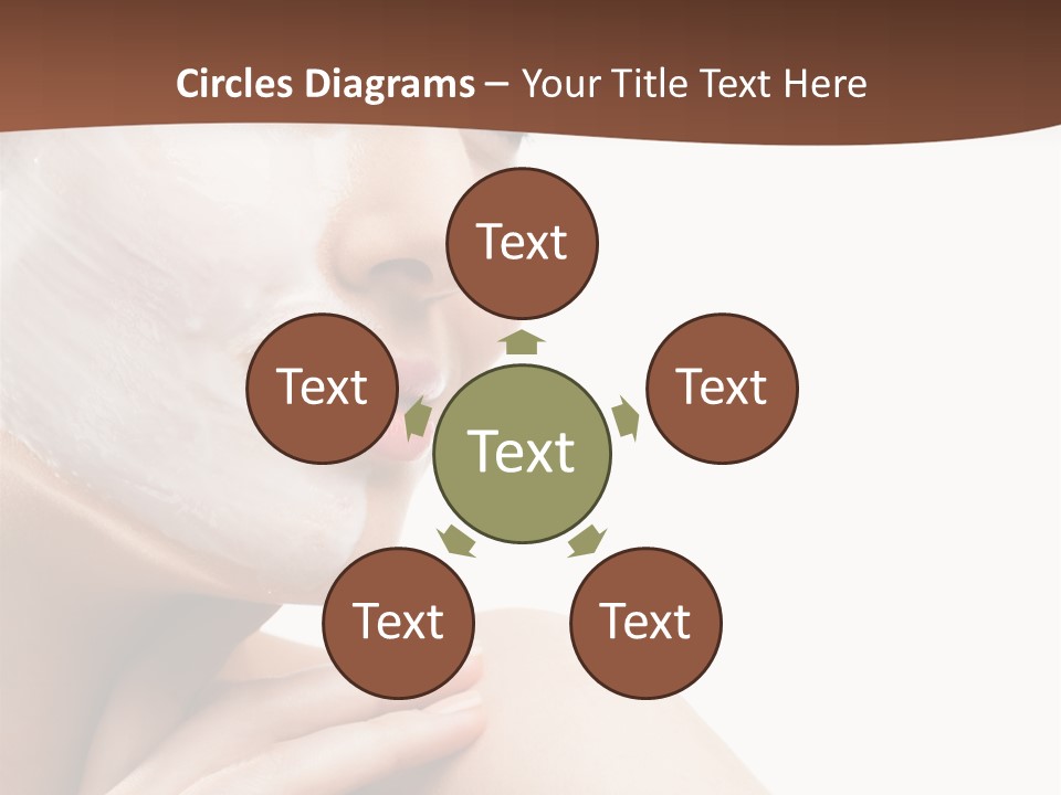 One Person Spa Put On PowerPoint Template