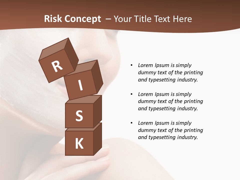 One Person Spa Put On PowerPoint Template