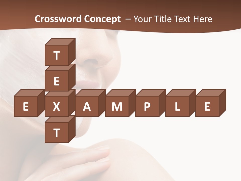 One Person Spa Put On PowerPoint Template