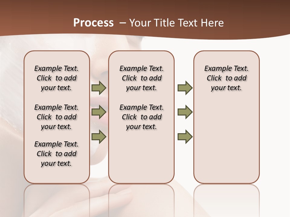 One Person Spa Put On PowerPoint Template