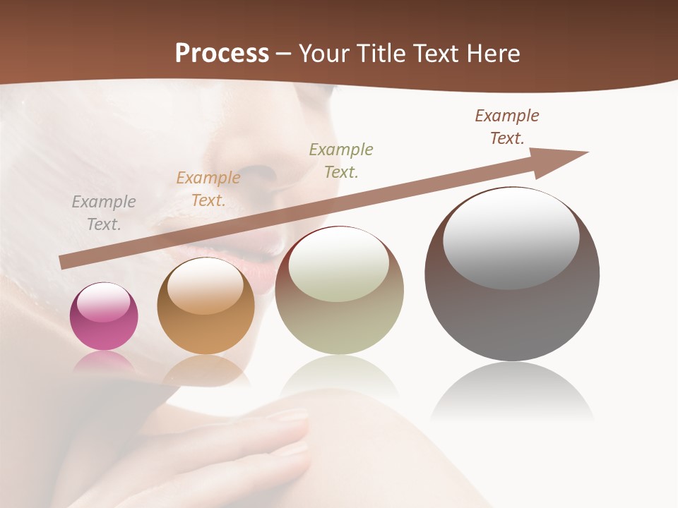 One Person Spa Put On PowerPoint Template