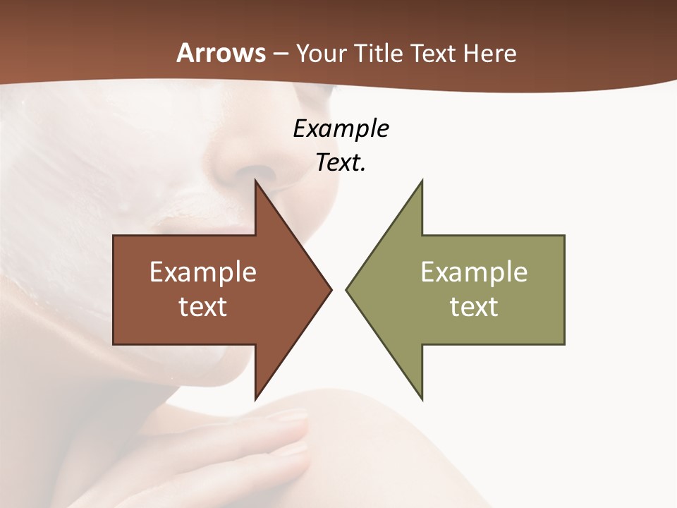 One Person Spa Put On PowerPoint Template