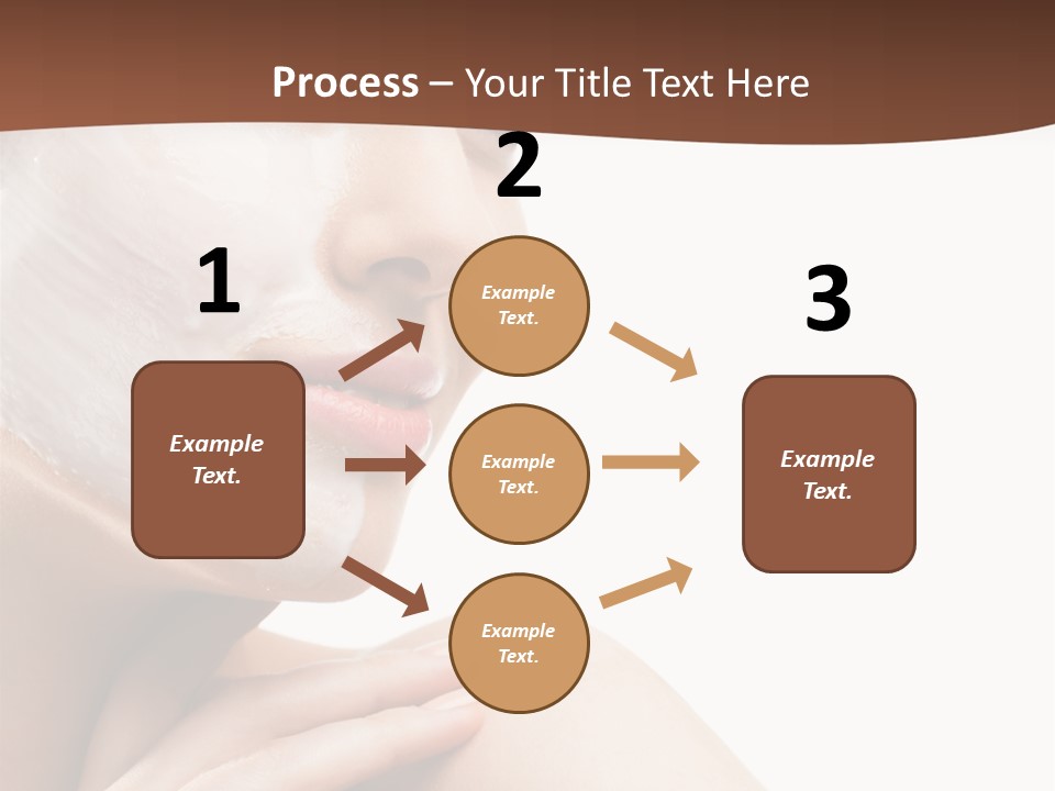 One Person Spa Put On PowerPoint Template