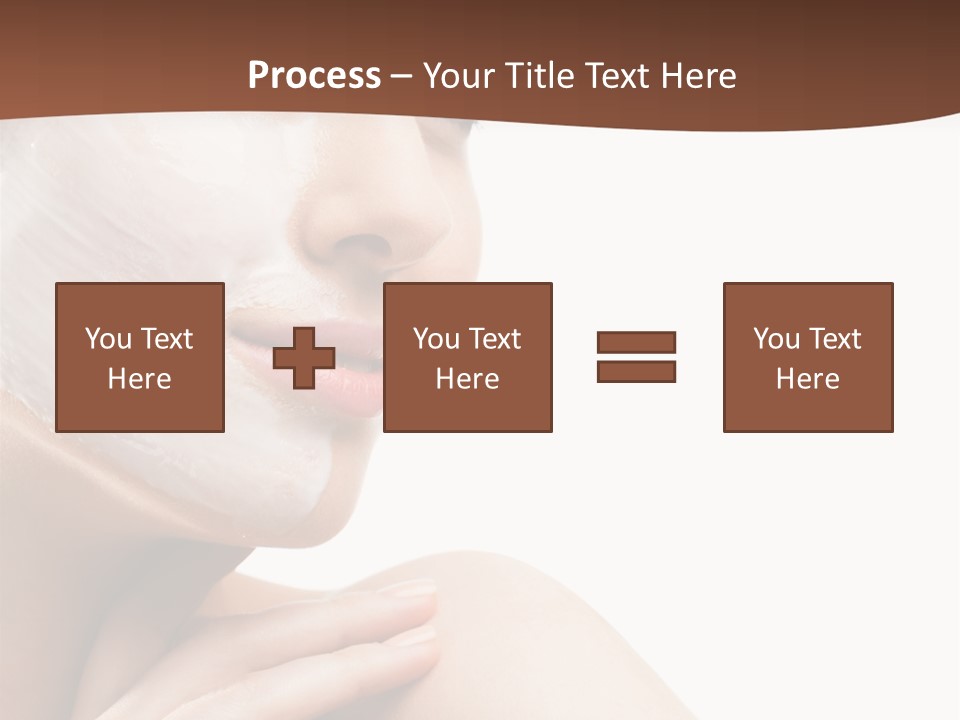 One Person Spa Put On PowerPoint Template