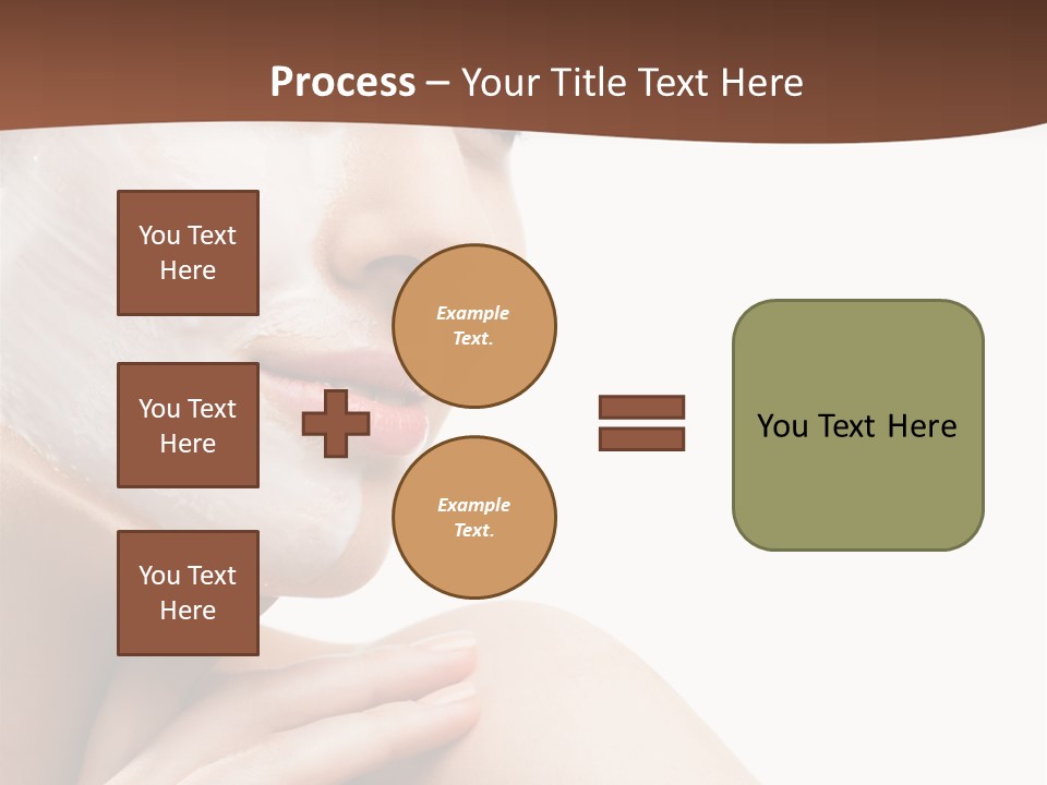 One Person Spa Put On PowerPoint Template