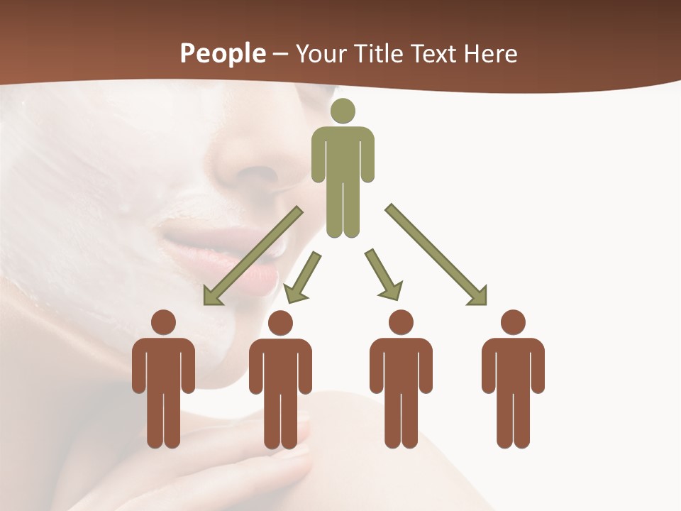One Person Spa Put On PowerPoint Template