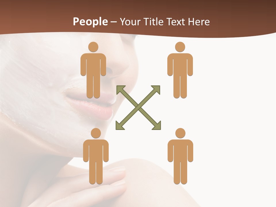 One Person Spa Put On PowerPoint Template