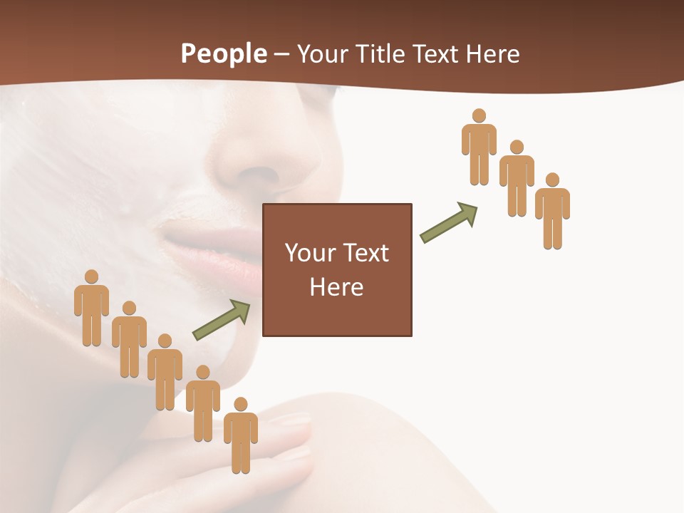 One Person Spa Put On PowerPoint Template