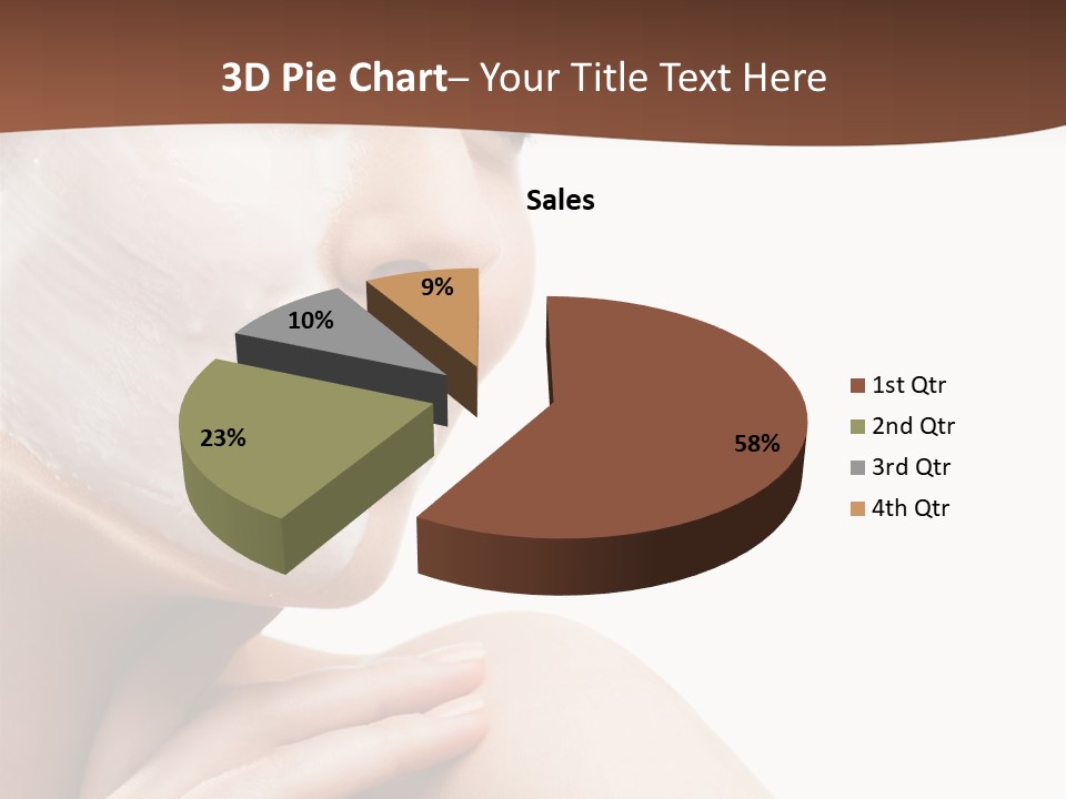 One Person Spa Put On PowerPoint Template