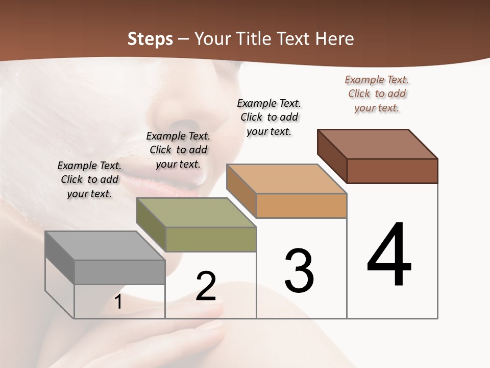 One Person Spa Put On PowerPoint Template
